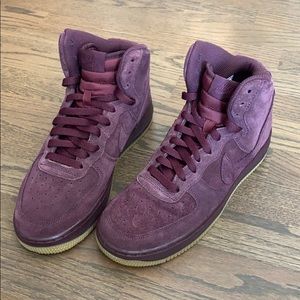 Nike Air Force 1 High LV8 GS ‘Burgundy Crush’